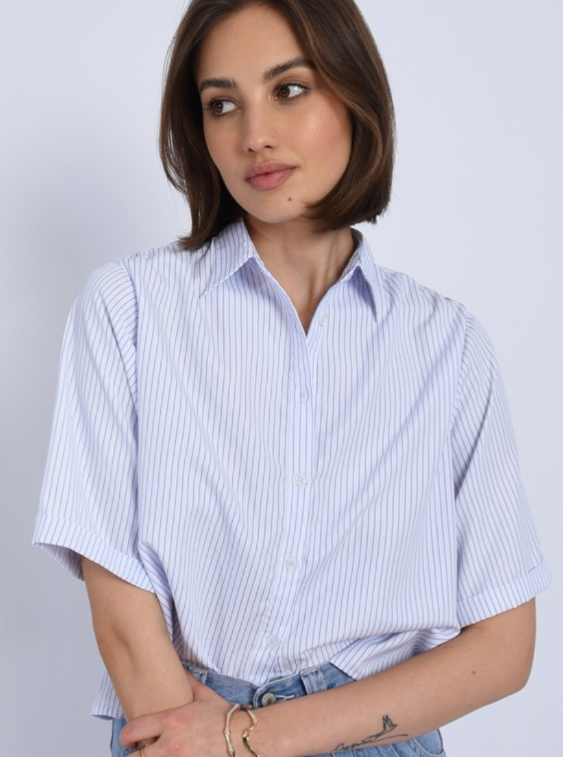 White Lilia Woven Shirt