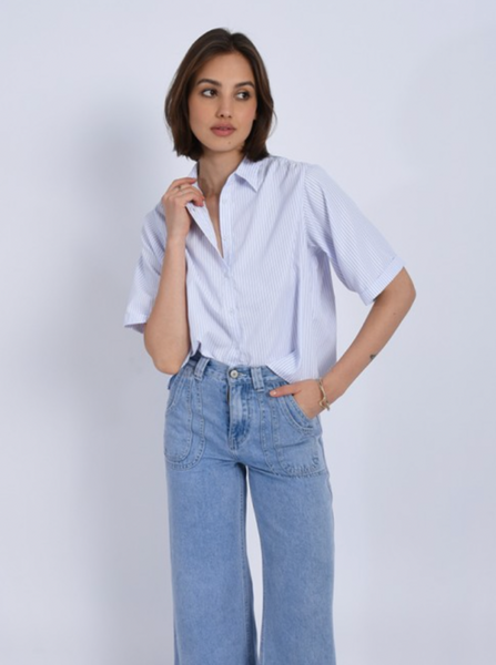 White Lilia Woven Shirt