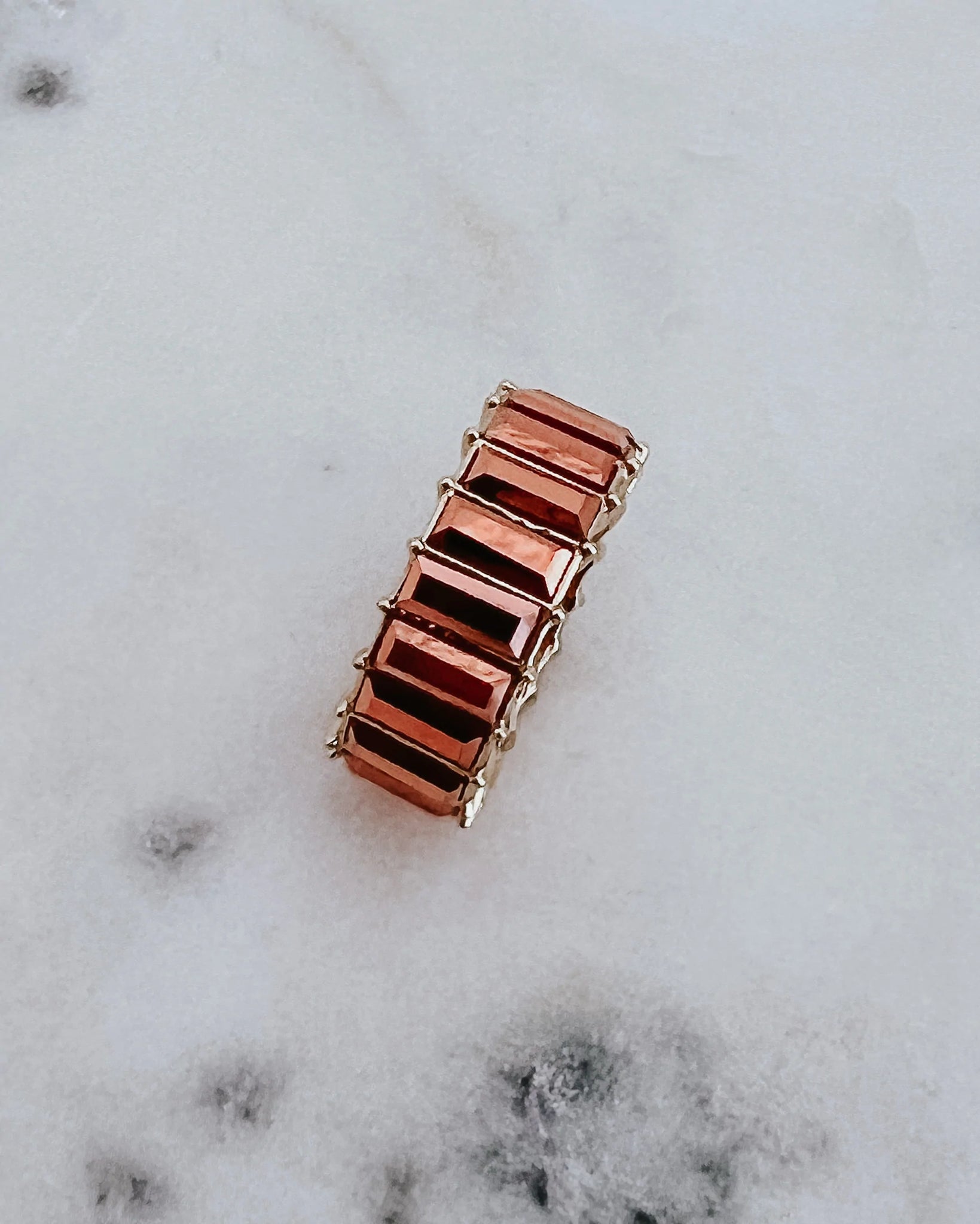 Dolly Crystal Coral Ring